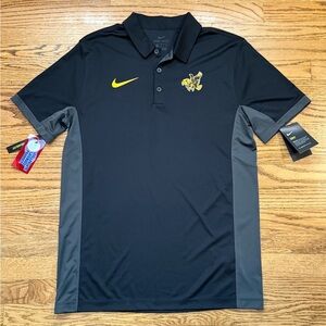 Iowa Hawkeyes Nike DriFit coaches polo rare NWT old Herky